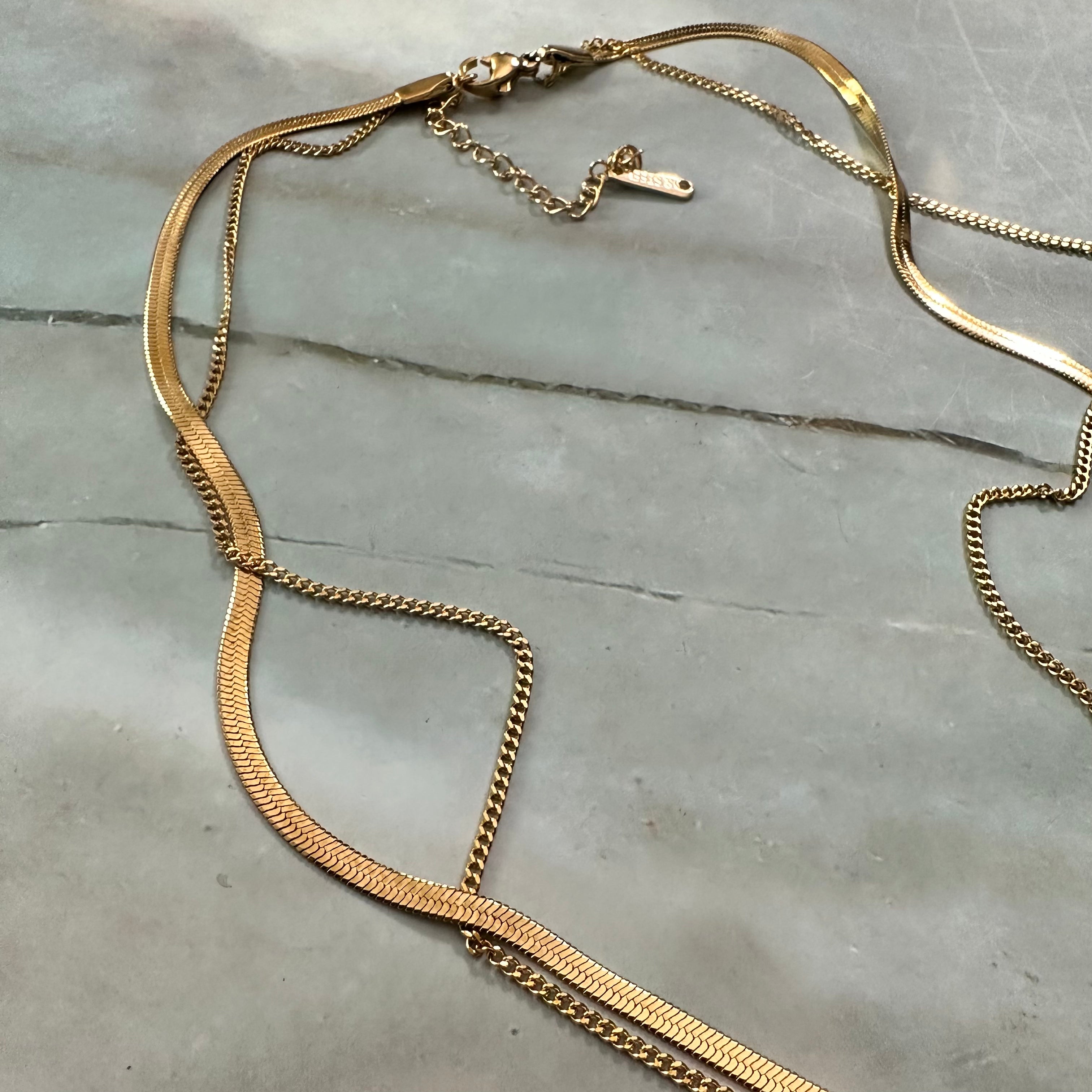 Ankh Layered Necklace